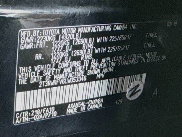 Used 2020 Toyota RAV4 XLE w/ Convenience Package AWD/4WD image 32