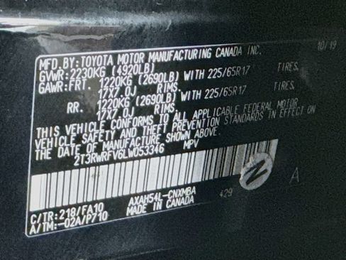 Used 2020 Toyota RAV4 XLE w/ Convenience Package AWD/4WD image 32