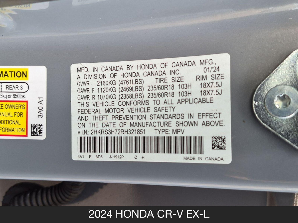 Used 2024 Honda CR-V EX-L image 26