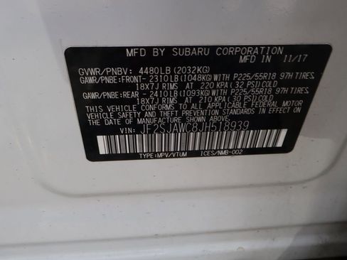 Used 2018 Subaru Forester 2.5i Touring w/ Popular Package #3B AWD/4WD image 43