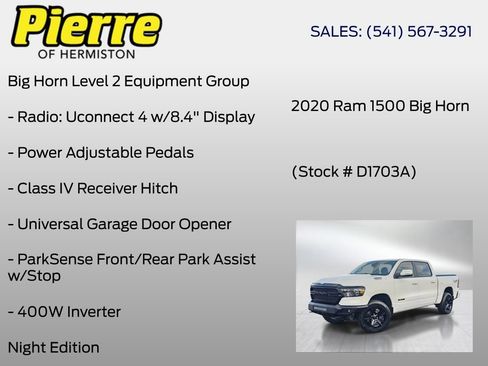 Used 2020 RAM 1500 Big Horn AWD/4WD image 24