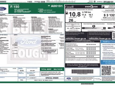 Used 2024 Ford F150 Lariat AWD/4WD image 14