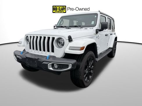 Used 2022 Jeep Wrangler Unlimited Sahara 4xe w/ Cold Weather Group image 1