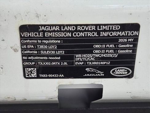 Certified 2026 Land Rover Range Rover Velar S AWD/4WD image 22