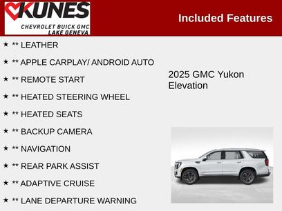 New 2025 GMC Yukon Elevation