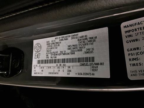 Used 2021 Ford F150 Lariat w/ Equipment Group 502A High AWD/4WD image 34