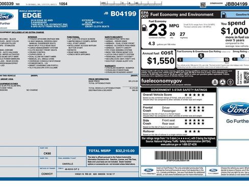 Used 2018 Ford Edge SE AWD/4WD image 14