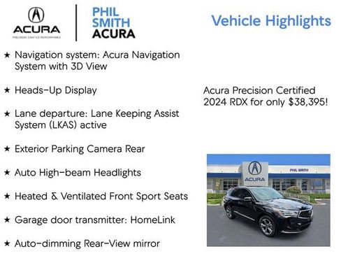 Certified 2024 Acura RDX SH-AWD w/ Advance Package image 5