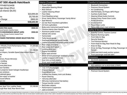 Used 2013 FIAT 500 Abarth w/ Comfort/Convenience Group image 3