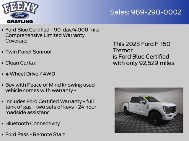Used 2023 Ford F150 Tremor w/ Equipment Group 402A High AWD/4WD image 5