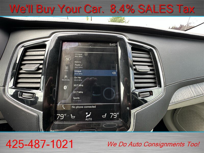 Used 2022 Volvo XC90 T6 Inscription w/ Advanced Package AWD/4WD image 11