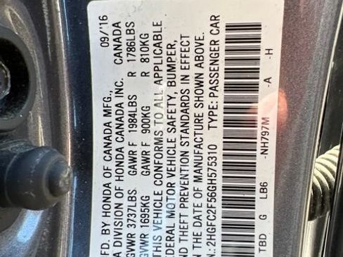 Used 2016 Honda Civic LX image 11