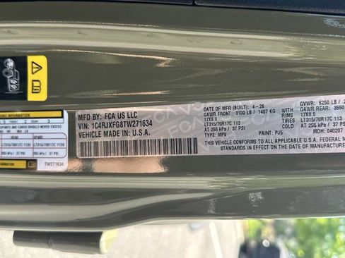 New 2026 Jeep Wrangler Unlimited Rubicon AWD/4WD image 29