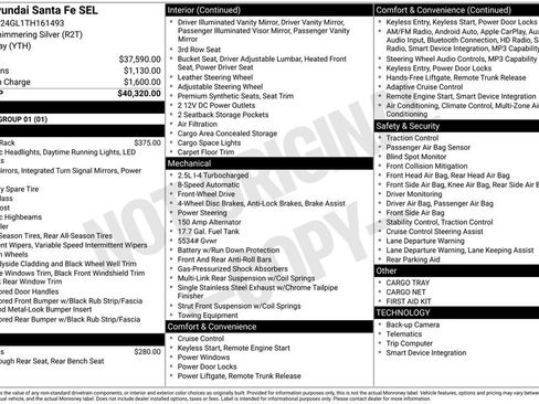 Used 2026 Hyundai Santa Fe SEL image 7