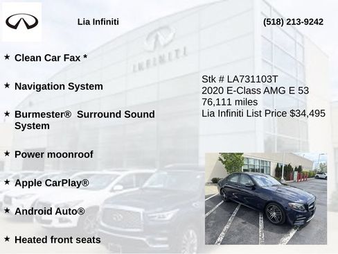 Used 2020 Mercedes-Benz E 53 AMG 4MATIC Sedan image 10