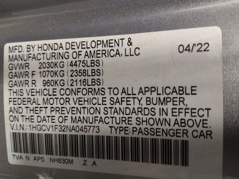 Used 2022 Honda Accord Sport image 33
