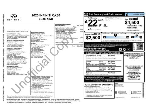 Used 2023 INFINITI QX60 Luxe w/ Performance Audio Package image 4