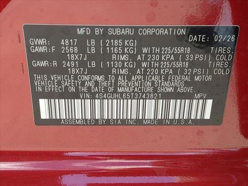 New 2026 Subaru Crosstrek 2.5i Limited image 30