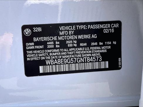 Used 2016 BMW 328i Sedan RWD image 33