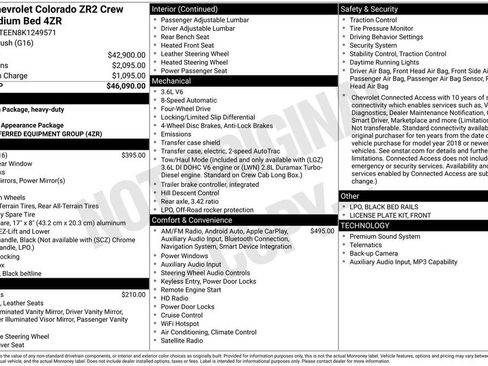 Used 2019 Chevrolet Colorado ZR2 AWD/4WD image 26