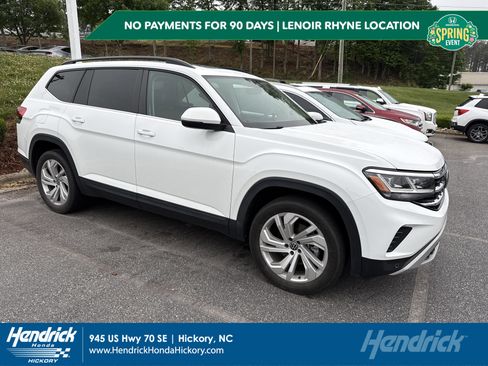 Used 2022 Volkswagen Atlas SE w/ Panoramic Sunroof Package FWD image 1