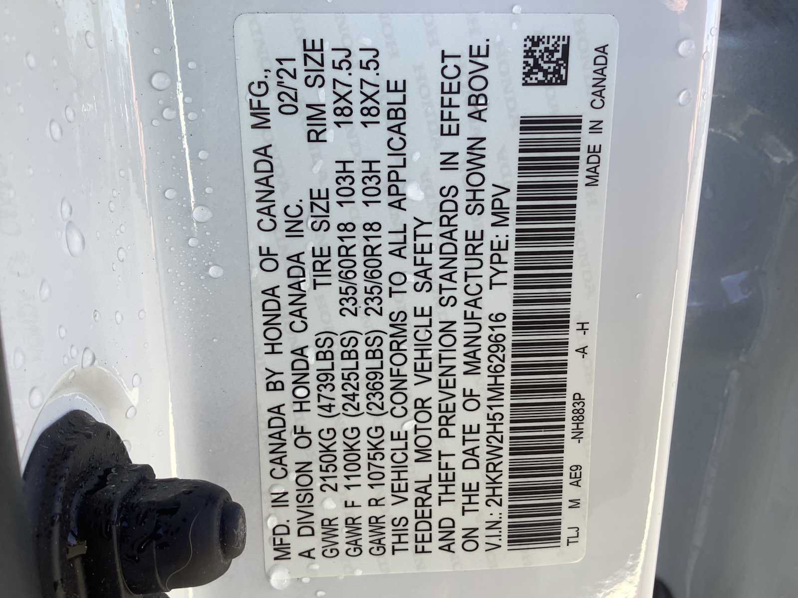 Used 2021 Honda CR-V EX image 21