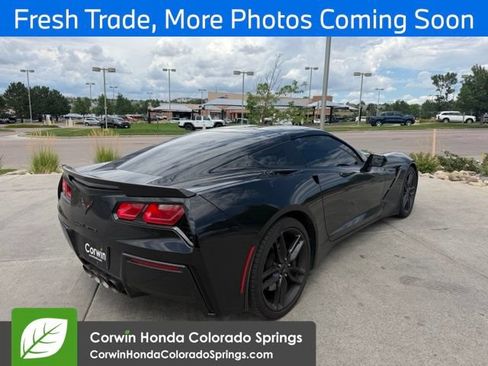 Used 2016 Chevrolet Corvette Stingray Coupe w/ Carbon Flash Badge Package RWD image 7