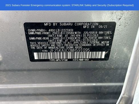 Used 2021 Subaru Forester Limited AWD/4WD image 19