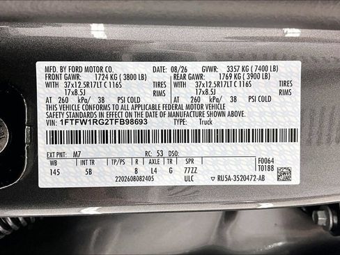 New 2026 Ford F150 Raptor AWD/4WD image 8