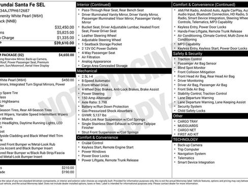 Used 2023 Hyundai Santa Fe SEL w/ Premium Package FWD image 50