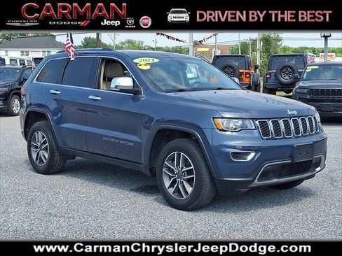 Certified 2021 Jeep Grand Cherokee Limited w/ Sun & Sound Group AWD/4WD image 1