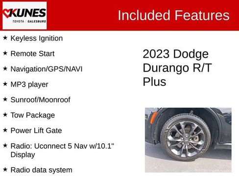 Used 2023 Dodge Durango R/T w/ Blacktop Package AWD/4WD image 3