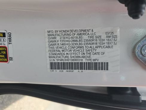 Used 2025 Honda Odyssey EX-L image 37