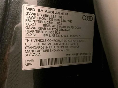 Used 2024 Audi SQ8 Premium Plus AWD/4WD image 32