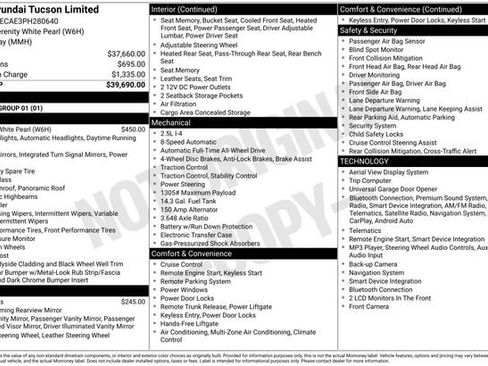 Certified 2023 Hyundai Tucson Limited AWD/4WD image 10