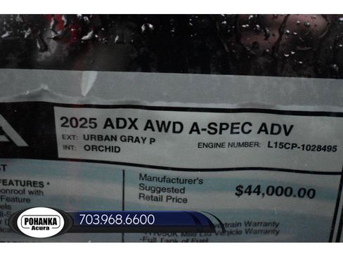 New 2025 Acura ADX A-Spec image 36