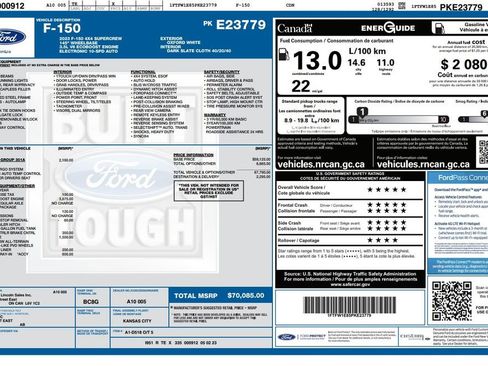 Used 2023 Ford F150 XLT w/ Equipment Group 301A Mid image 2