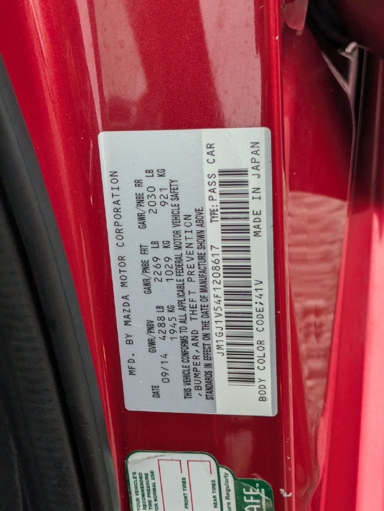 Used 2015 MAZDA MAZDA6 Touring FWD image 29