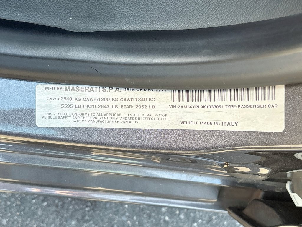 Used 2019 Maserati Quattroporte S GranLusso RWD image 33