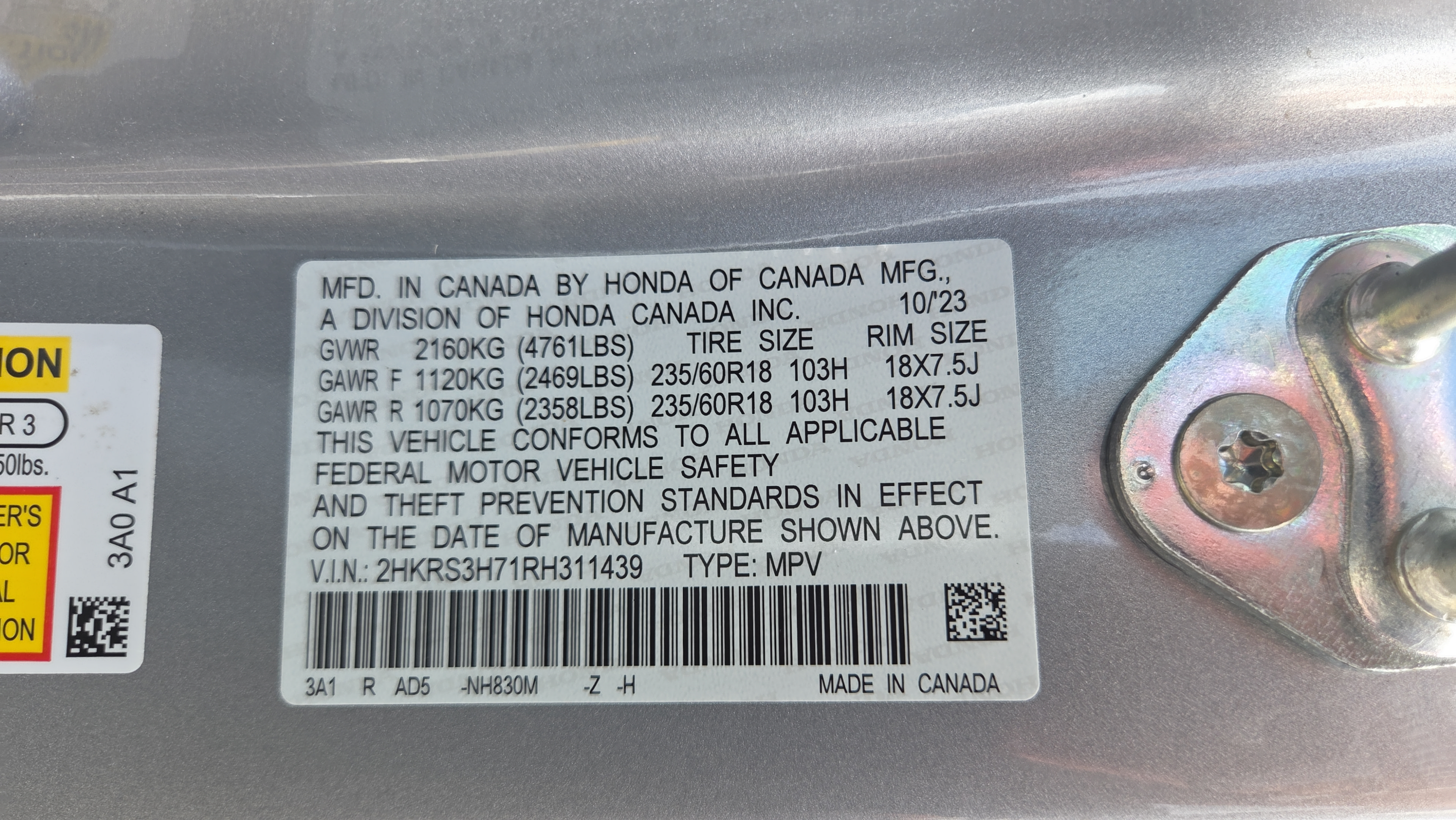 Certified 2024 Honda CR-V EX-L image 21