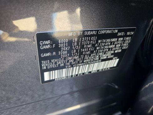 Used 2024 Subaru Ascent Onyx Edition Limited w/ Popular Package Onyx image 14