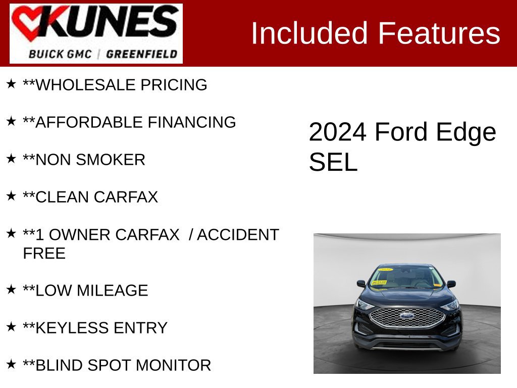 Used 2024 Ford Edge SEL AWD/4WD image 3