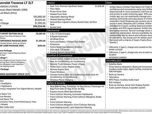 New 2027 Chevrolet Traverse LT w/ Midnight/Sport Edition AWD/4WD image 27