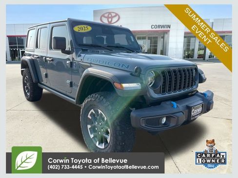 Used 2025 Jeep Wrangler Unlimited Rubicon 4xe w/ Safety Group AWD/4WD image 1