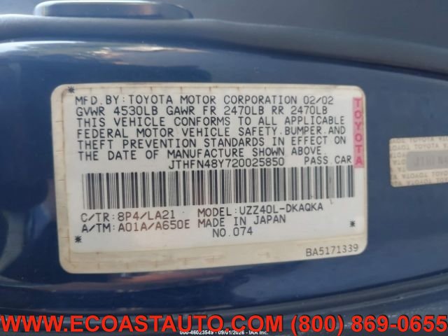 Used 2002 Lexus SC 430 Convertible RWD image 15