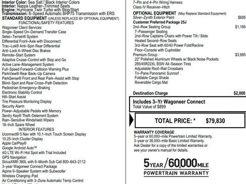 Used 2024 Jeep Wagoneer Series II w/ Premium Group I image 2