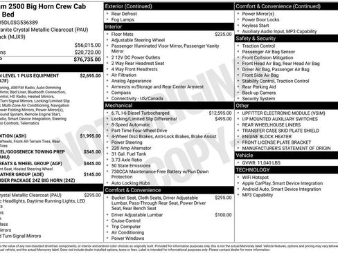 New 2025 RAM 2500 Big Horn image 14