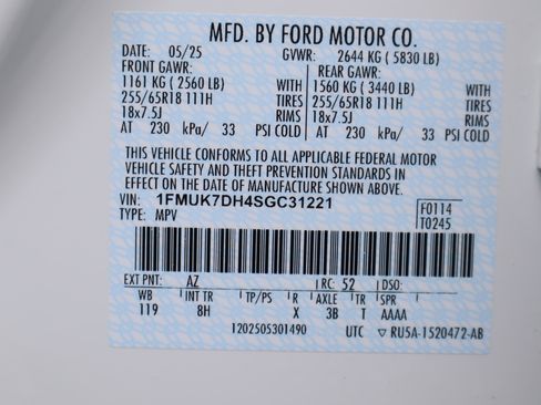 New 2025 Ford Explorer Active image 13