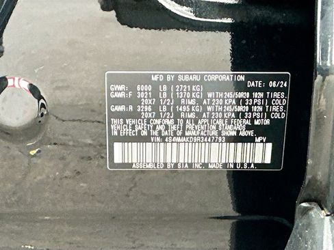 Used 2024 Subaru Ascent Onyx Edition Limited AWD/4WD image 35
