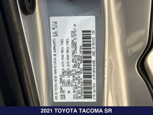 Used 2021 Toyota Tacoma SR w/ SR Convenience Package RWD image 27